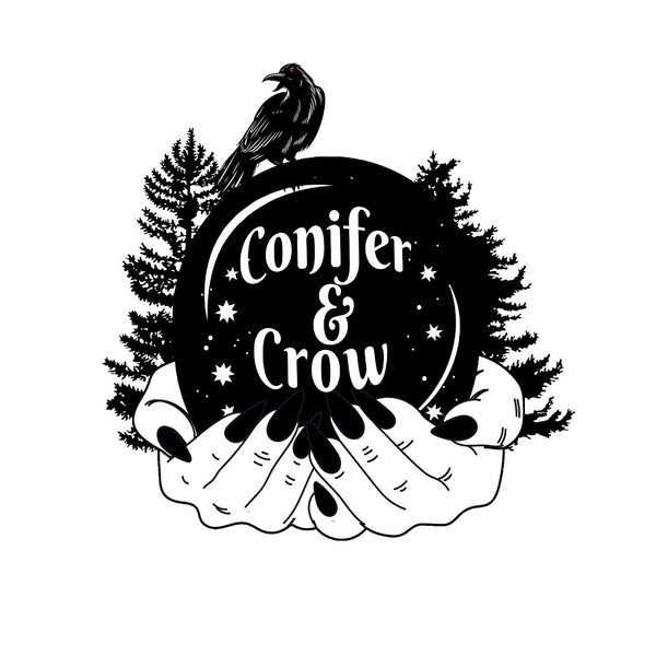 Conifer and Crow